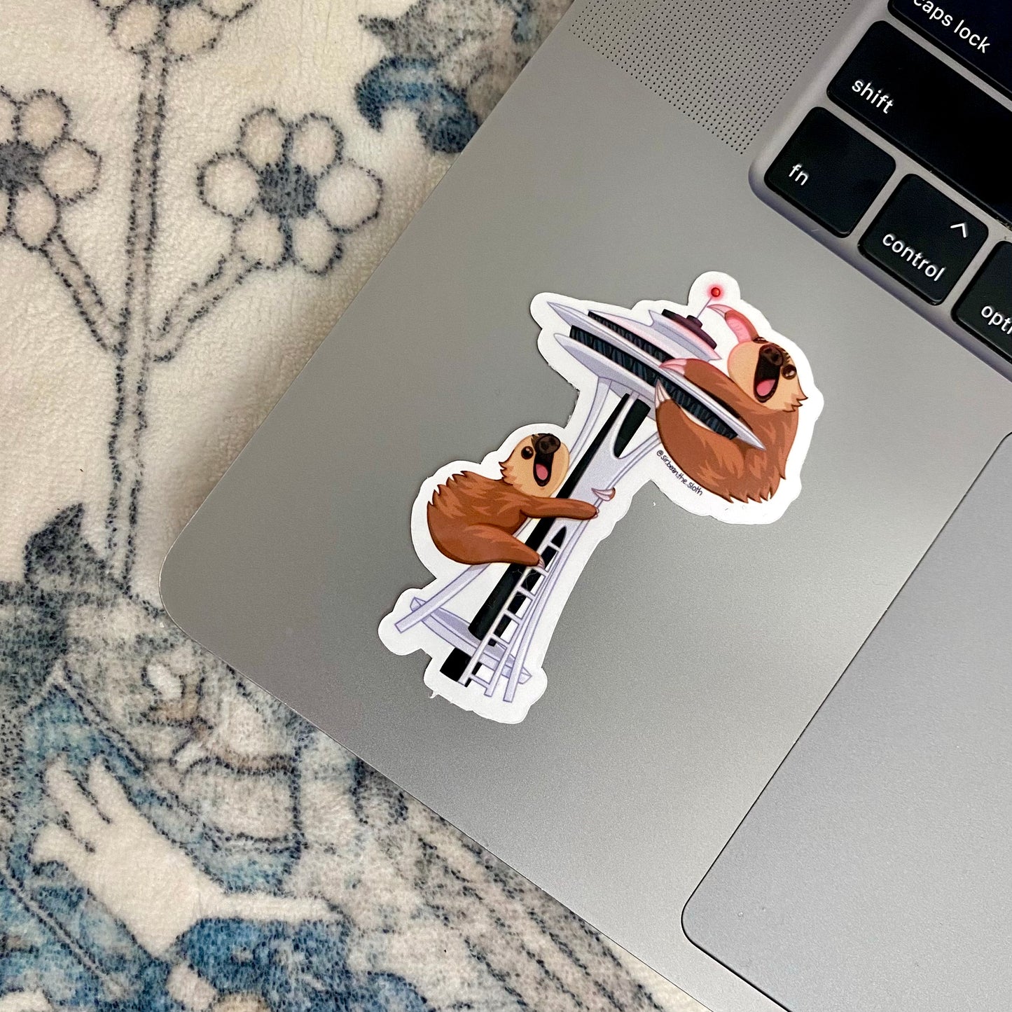 Seattle, WA - Sneedle Bean (Space Needle) Vinyl Sticker