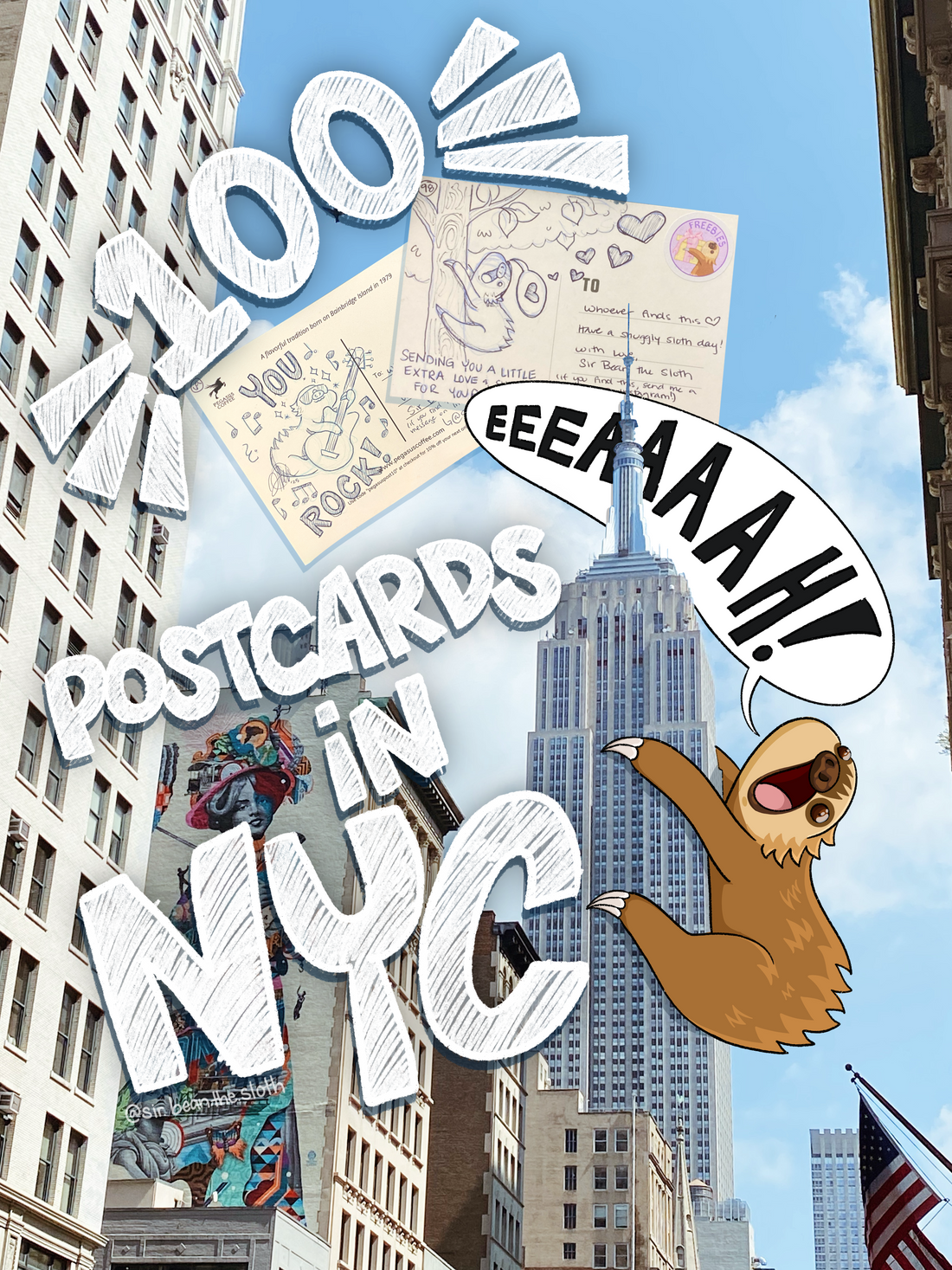 Sir Bean Postcard Adventure in New York