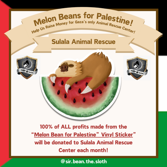 Melon Beans for Palestine - Raising Money for Sulala Animal Rescue Center in Gaza