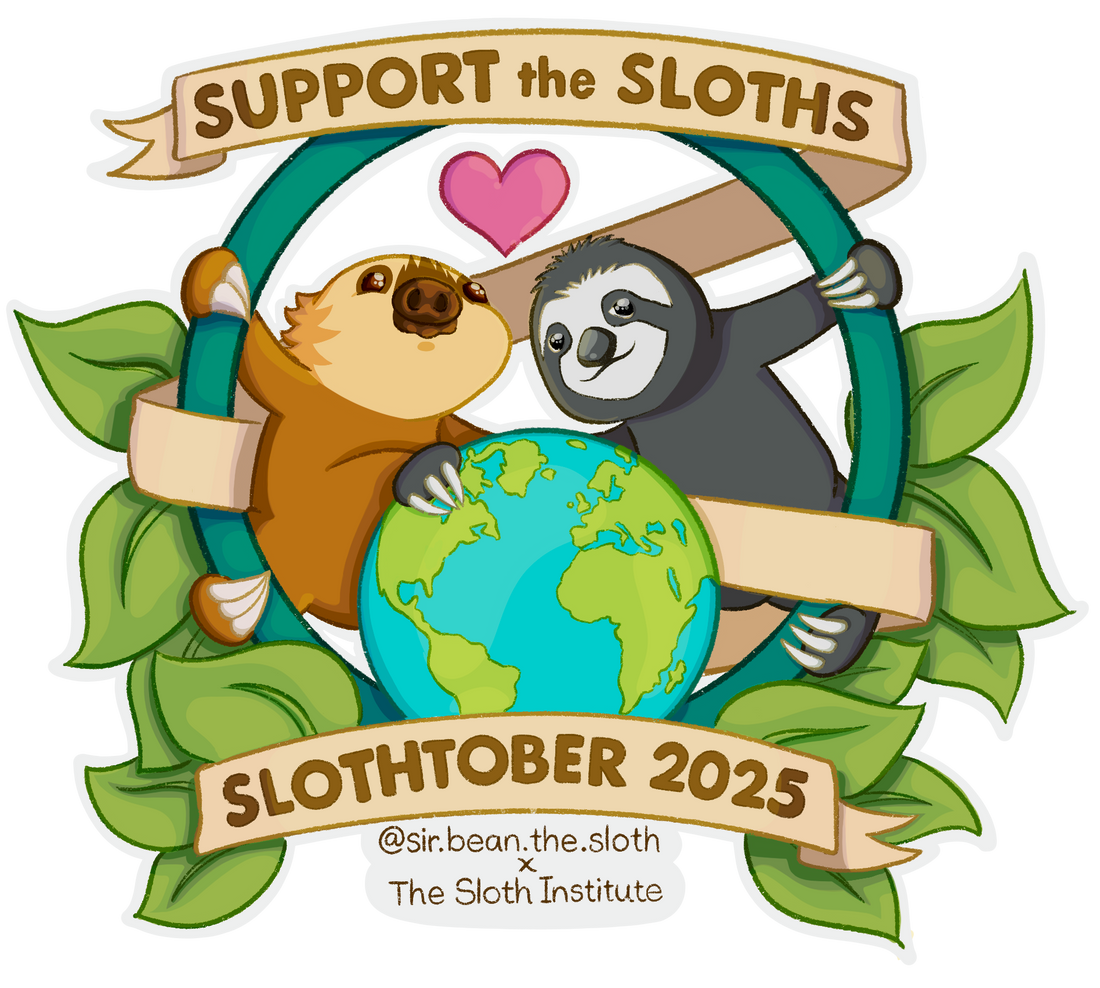 Sir Bean Partners with The Sloth Institute for Slothtober!