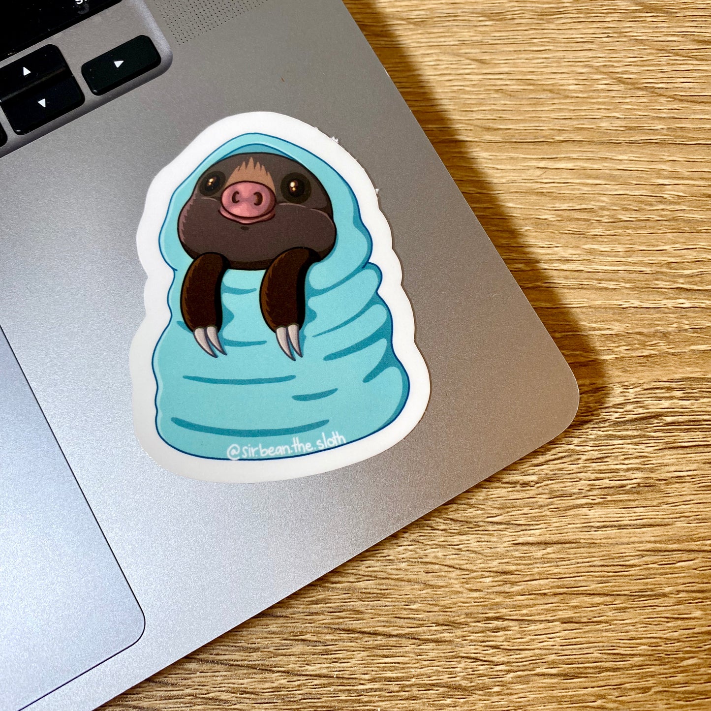 Fuzzy Potato Blankie Burrito Vinyl Sticker