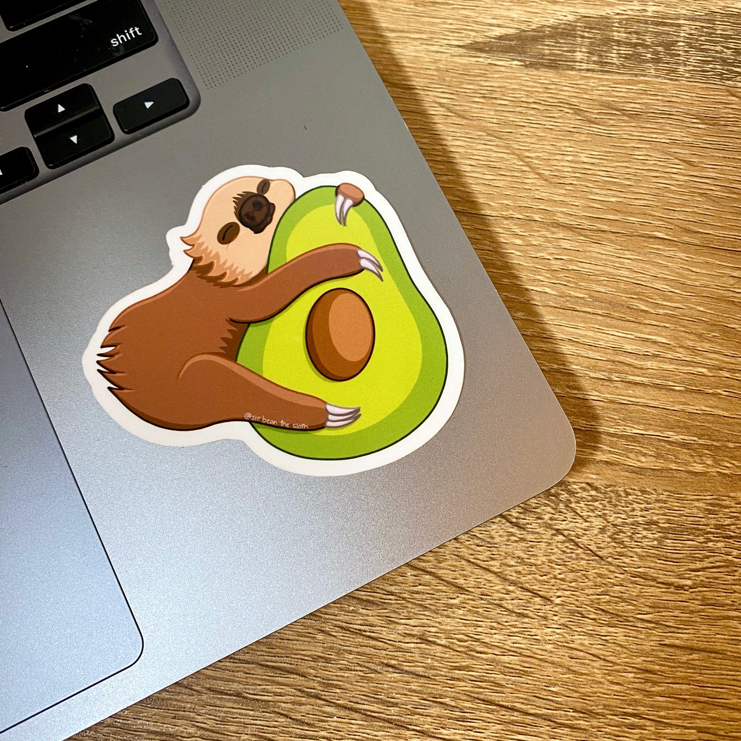 Slothocado Vinyl Sticker