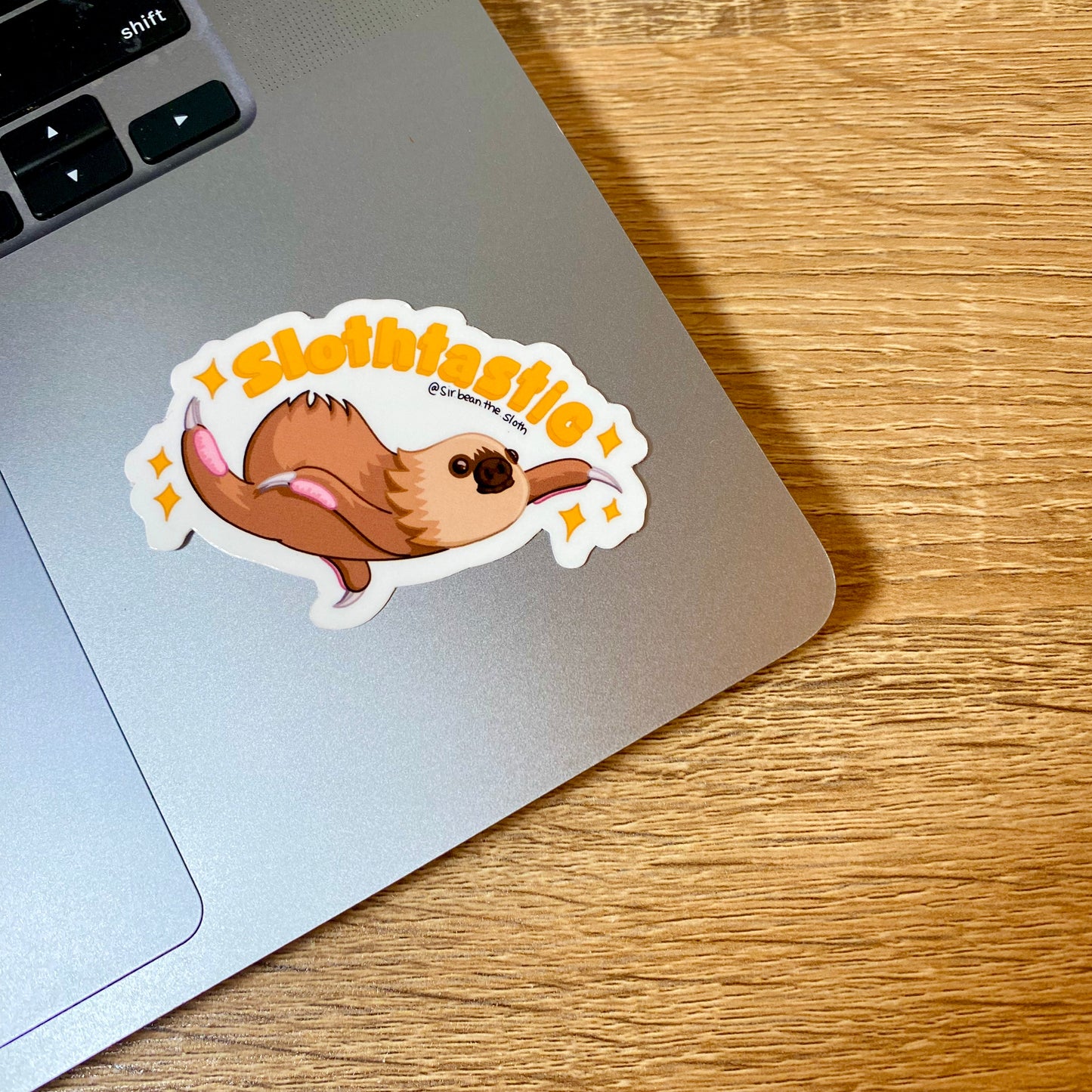 "Slothtastic!" Sloth Affirmation Vinyl Sticker