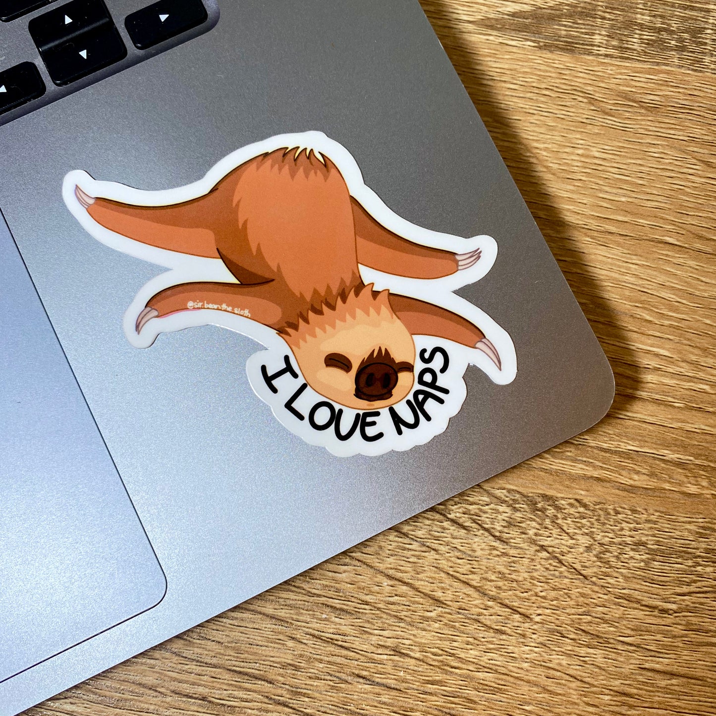 Sir Bean "I Love Naps" Vinyl Sticker