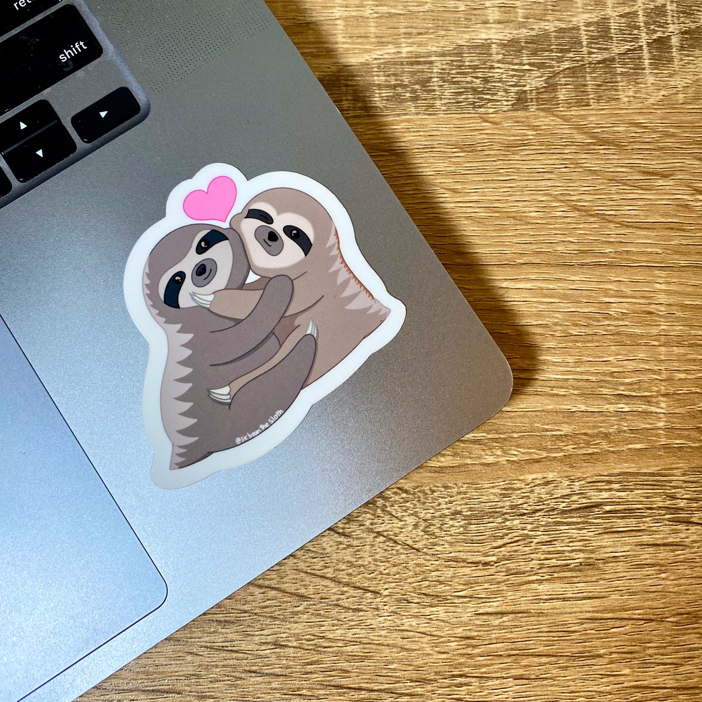 Three-Fingered Sloth Snuggle Babies Vinyl Sticker