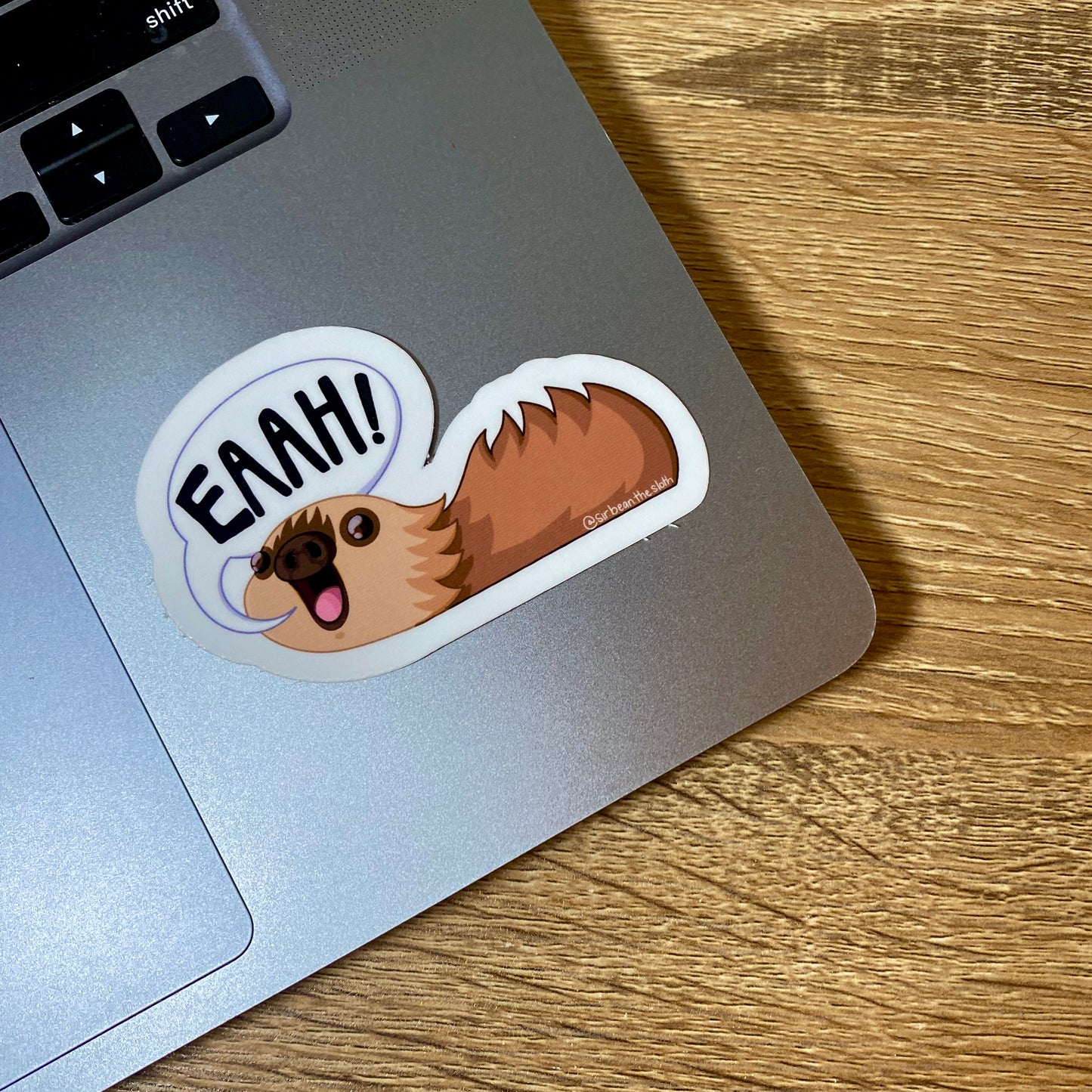 "EEAAAH!" Sloth Vinyl Sticker