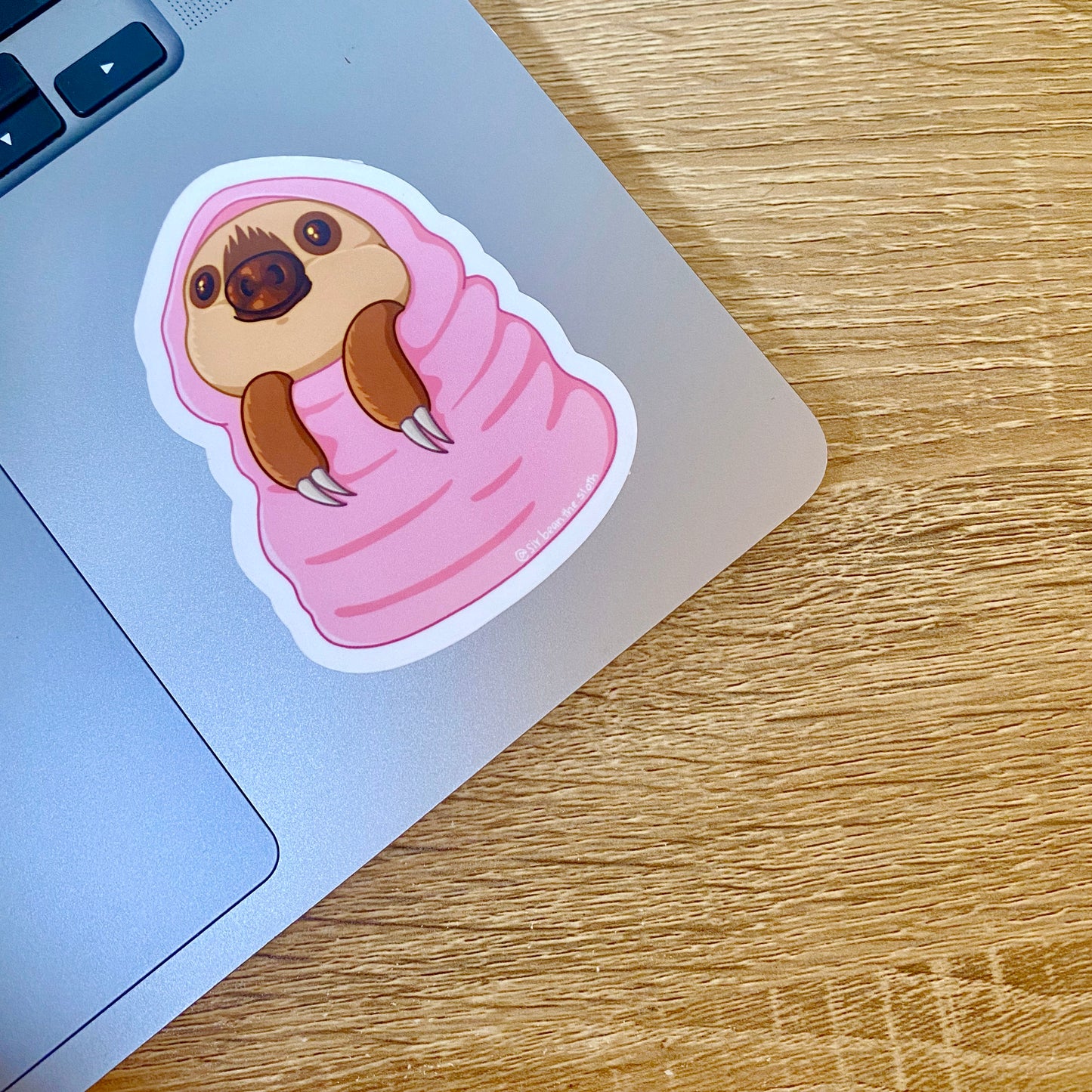 Sir Bean Blankie Burrito Vinyl Sticker