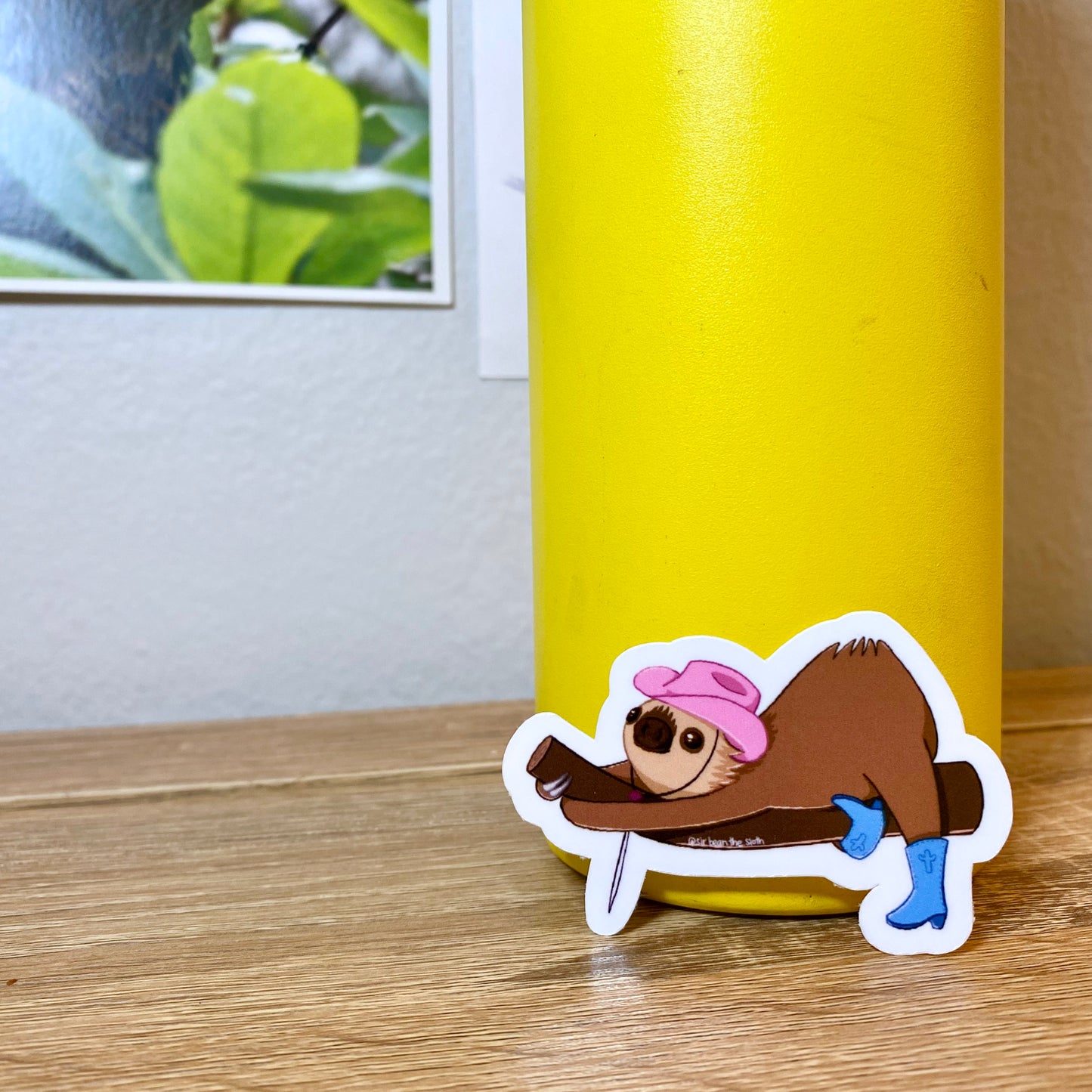 Yeehaw Sir Bean Vinyl Sticker