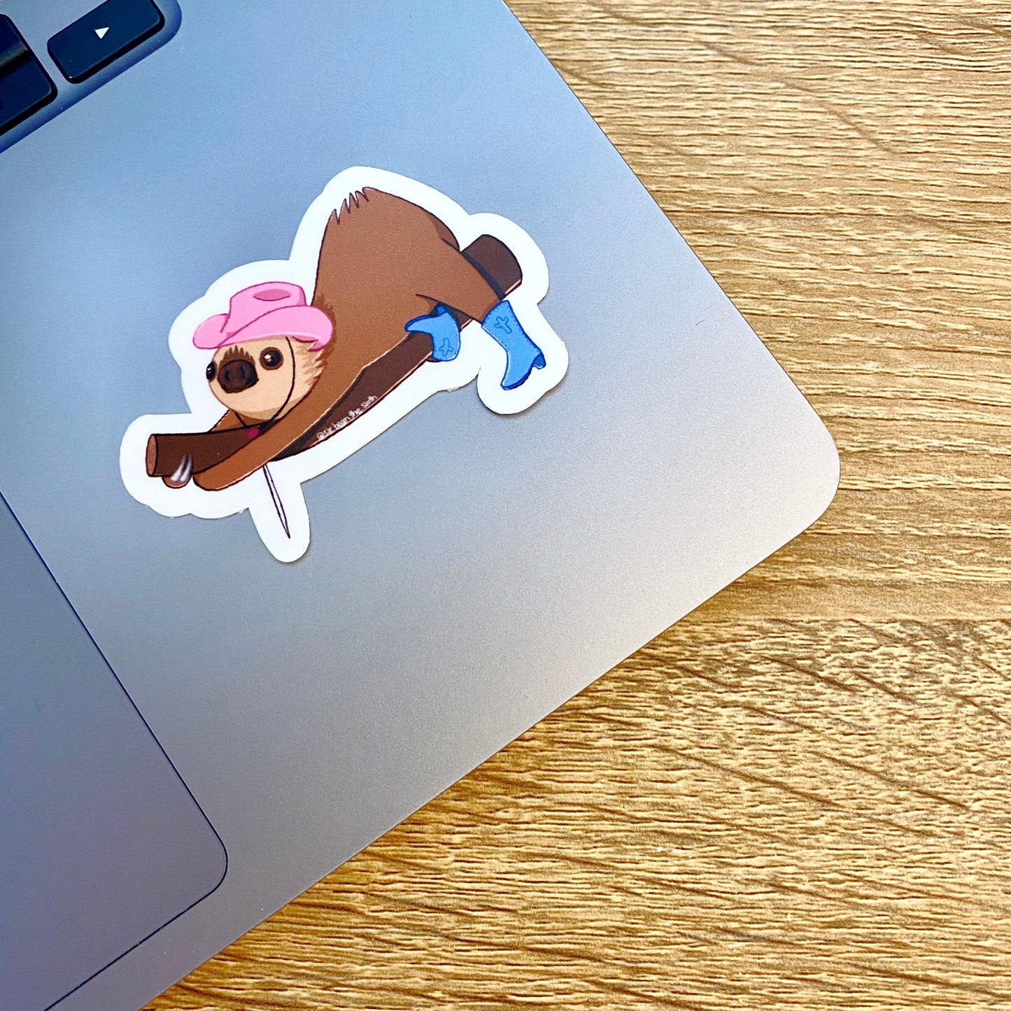 Yeehaw Sir Bean Vinyl Sticker