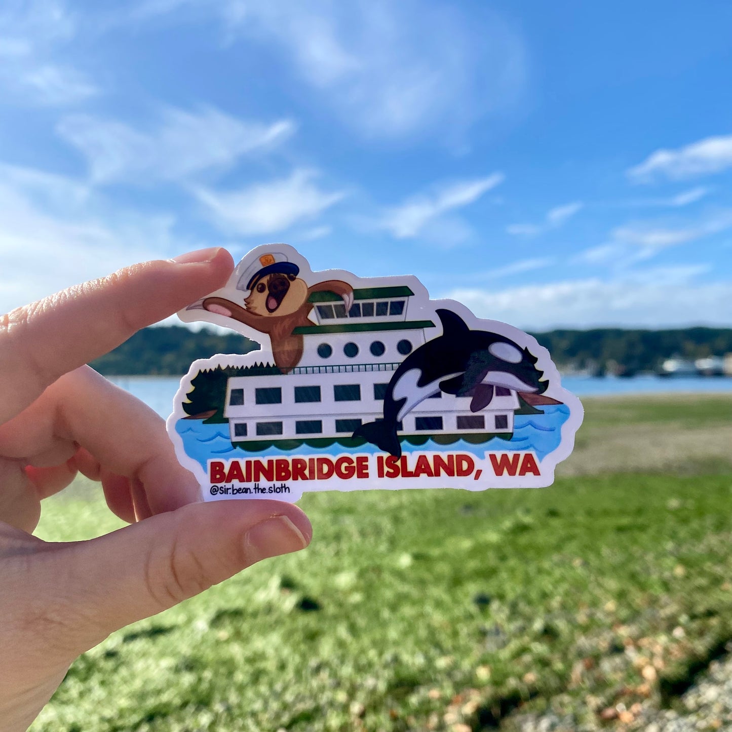 Bainbridge Island, WA - Ferry Boat Bean