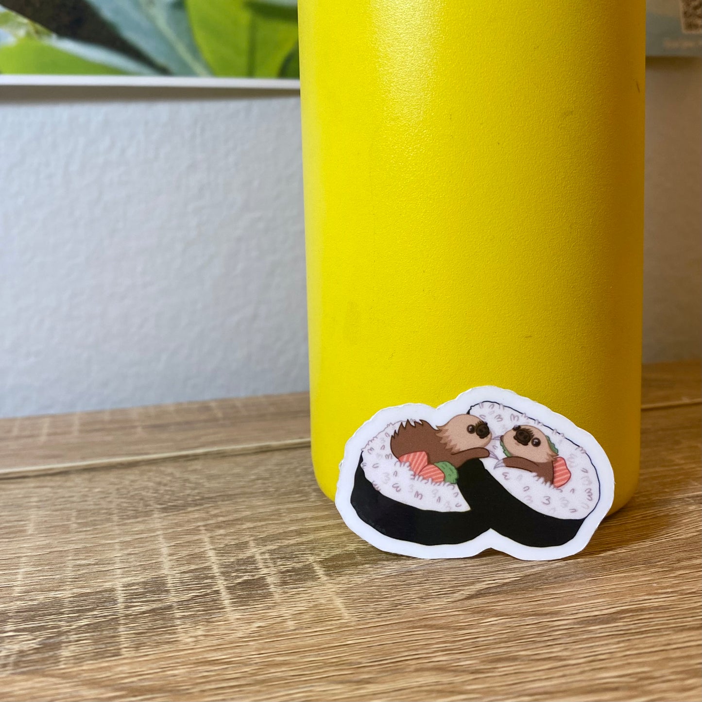 Maki Sushi Bean Vinyl Sticker