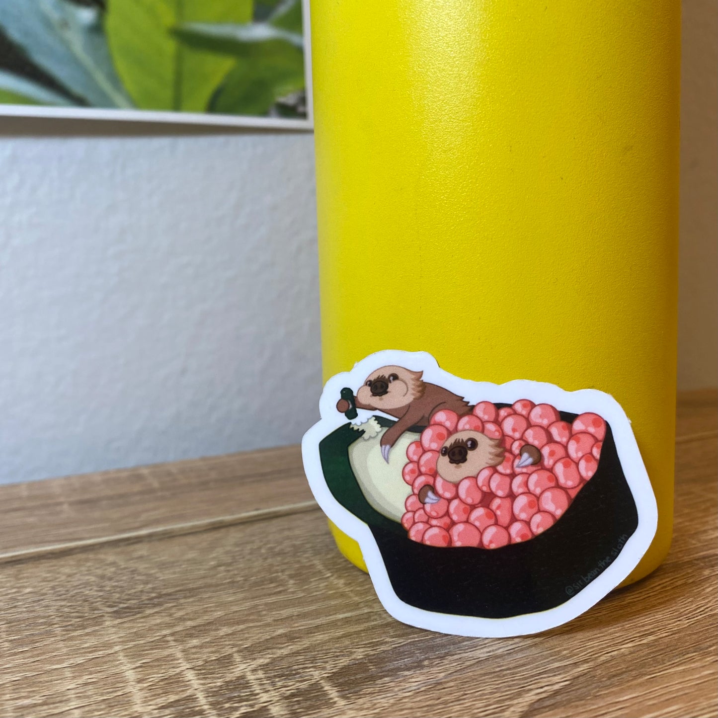 Gunkan Maki Sushi Bean Vinyl Sticker